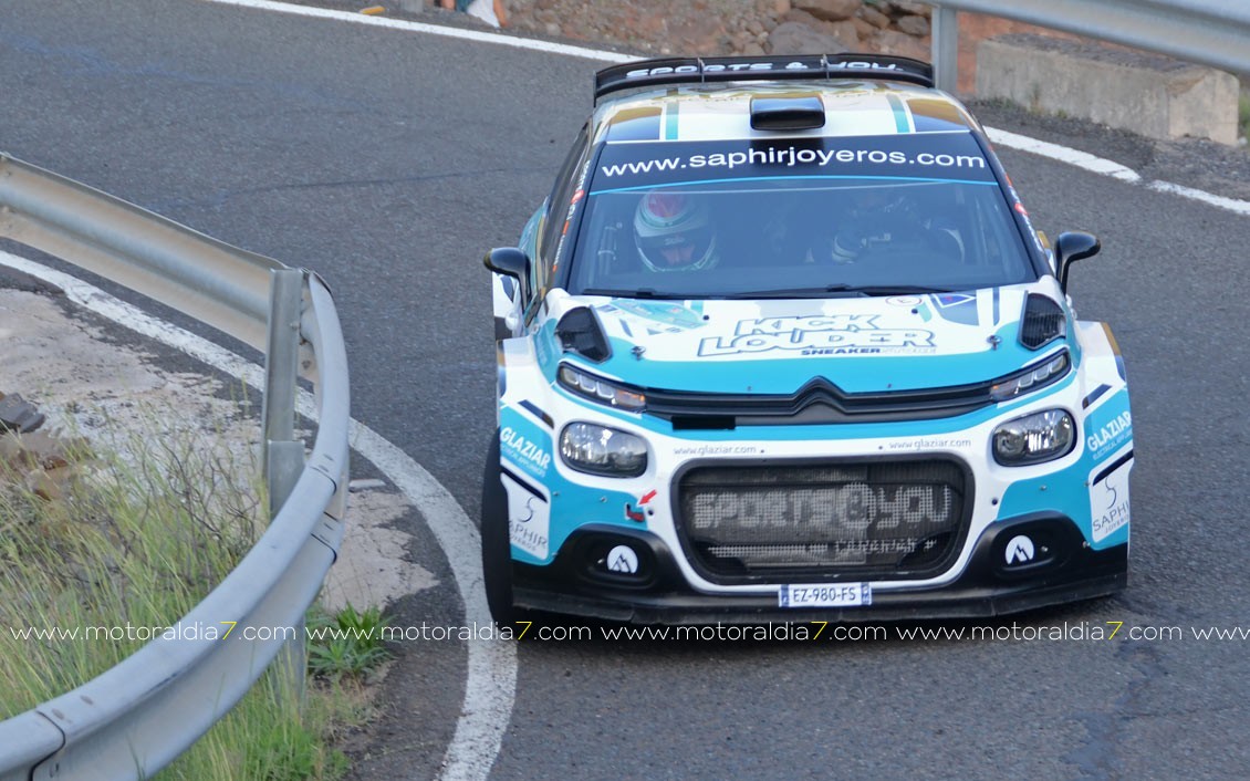Toñi Ponce y Pedro Domínguez, ganadores en el Rally de Maspalomas