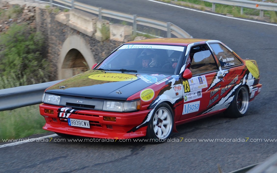 Toñi Ponce y Pedro Domínguez, ganadores en el Rally de Maspalomas