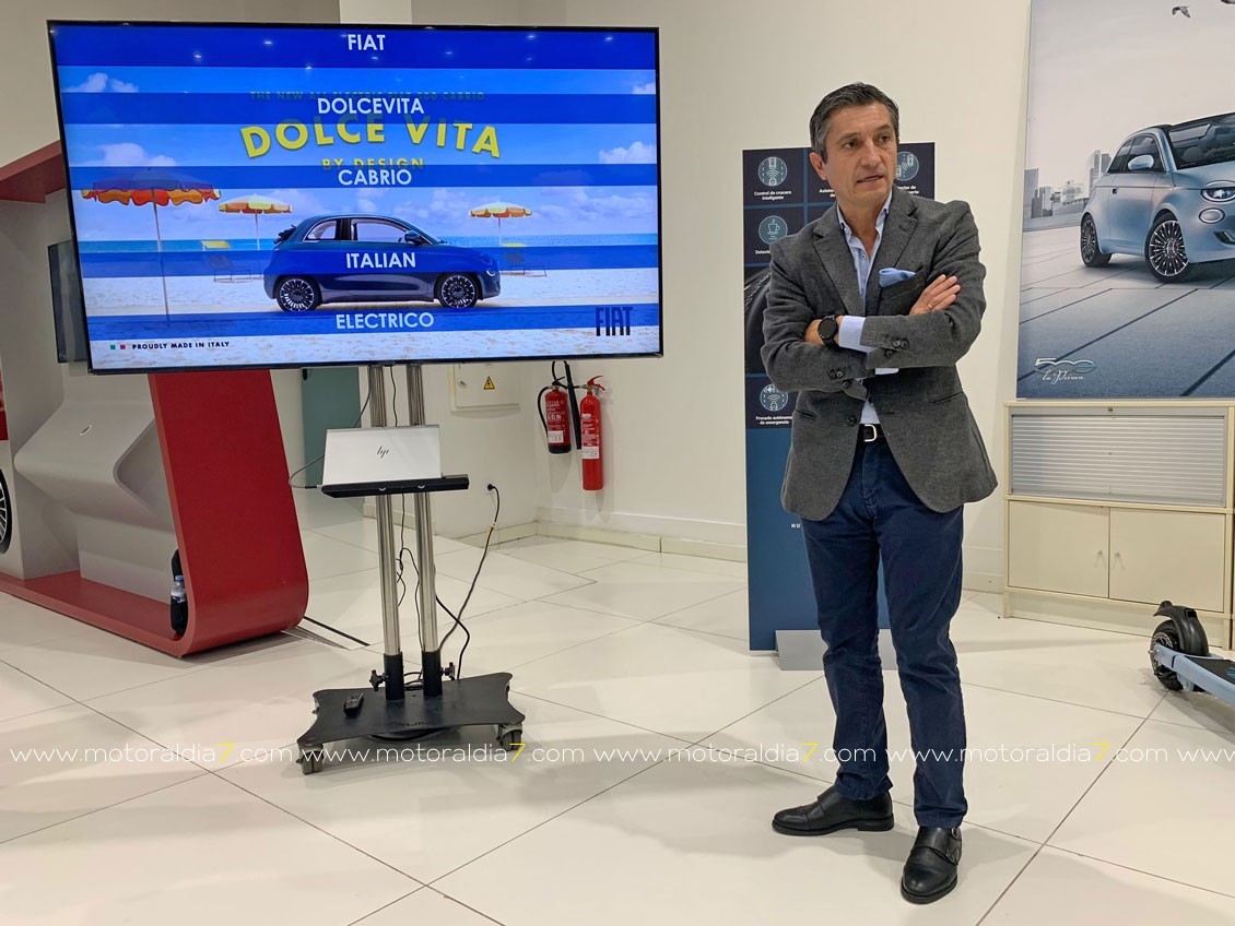 Fiat mostró su gama electrificada en Canarias