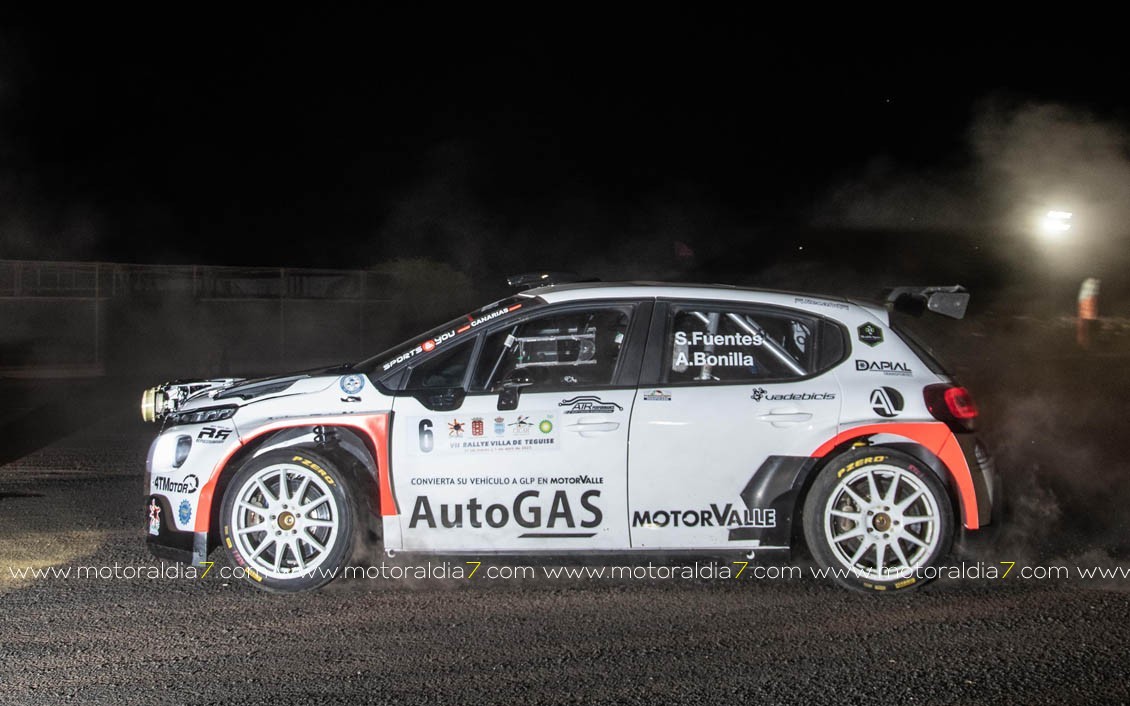 Yeray Lemes-Aitor Cambeiro encabezan el Rally de Teguise