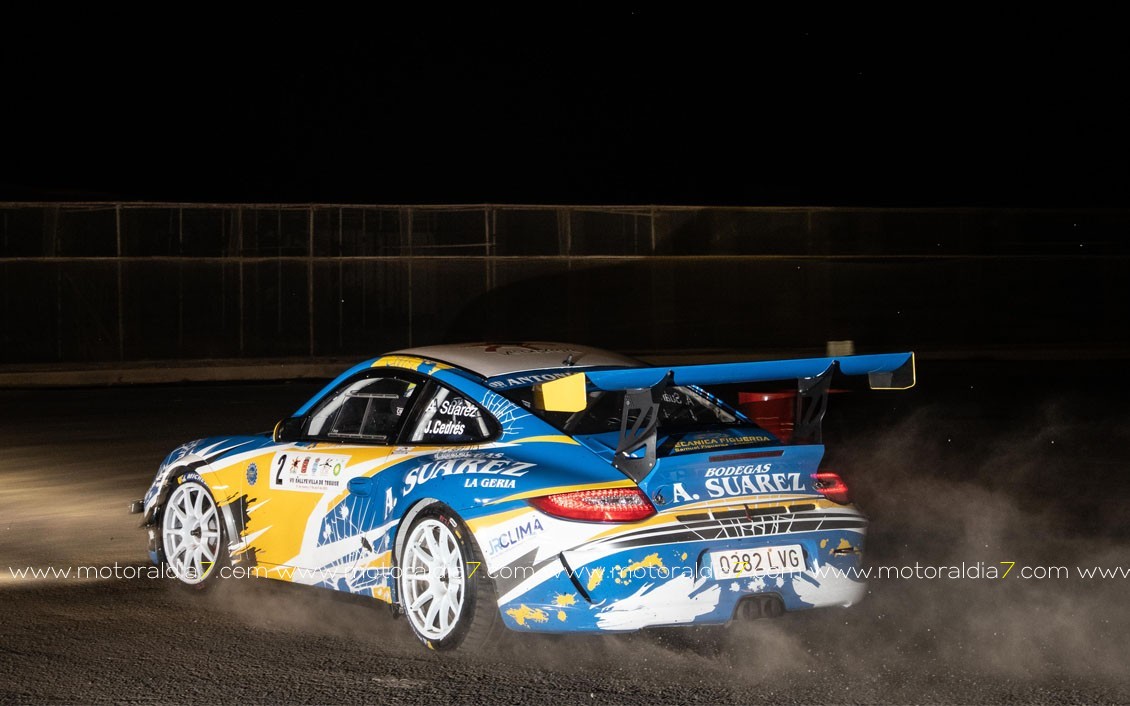 Yeray Lemes-Aitor Cambeiro encabezan el Rally de Teguise