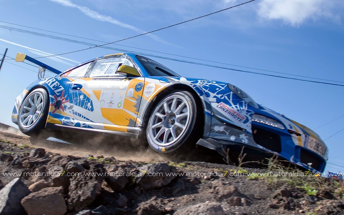 Victoria de Yeray Lemes y Aitor Cambeiro en el Rally Isla de Lanzarote