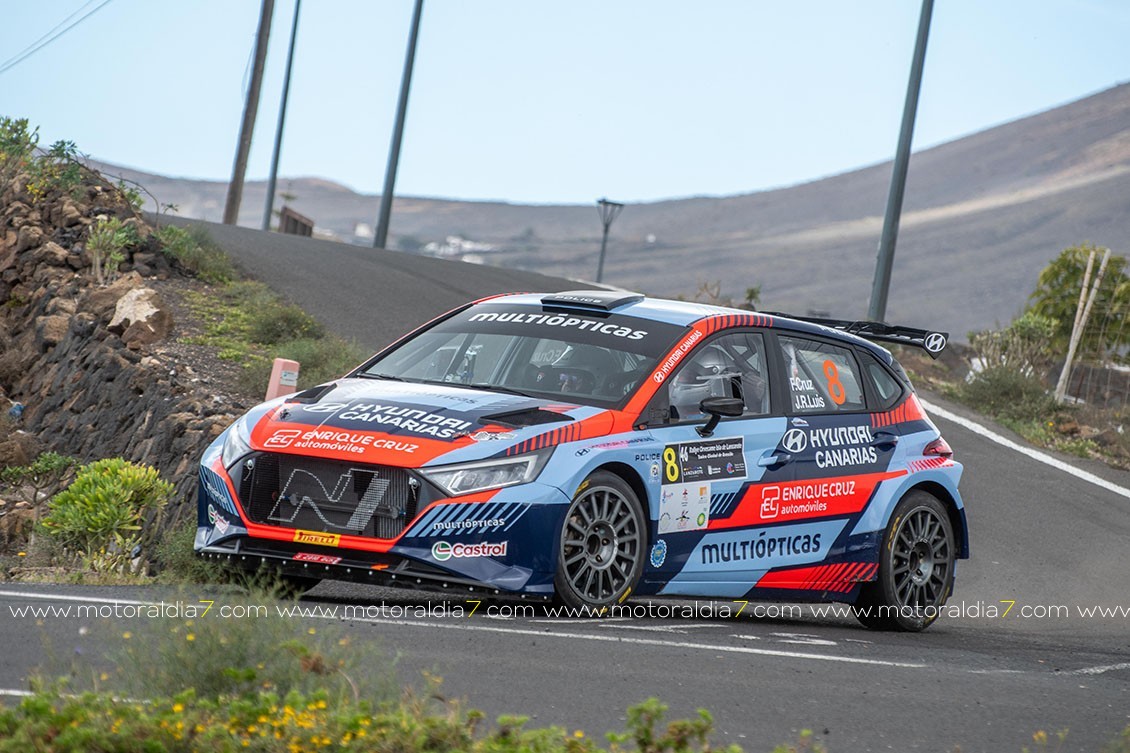 Victoria de Yeray Lemes y Aitor Cambeiro en el Rally Isla de Lanzarote