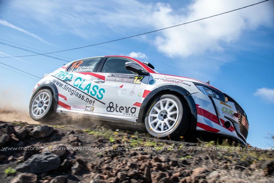 Victoria de Yeray Lemes y Aitor Cambeiro en el Rally Isla de Lanzarote