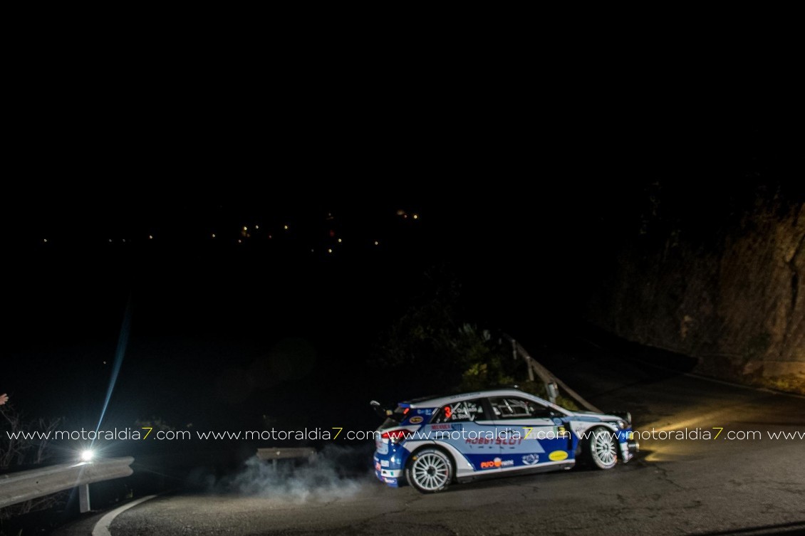 Monzón y Déniz, lideran el Rally Villa de Santa Brígida