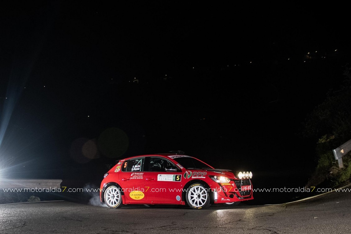 Monzón y Déniz, lideran el Rally Villa de Santa Brígida