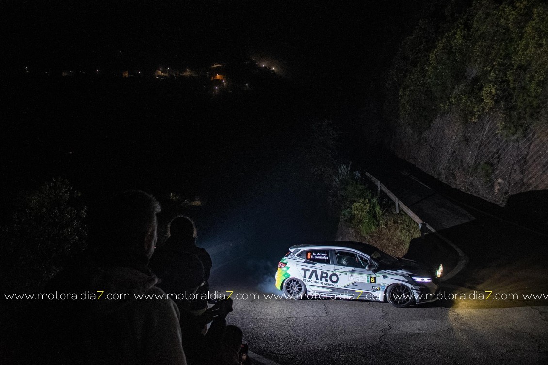 Monzón y Déniz, lideran el Rally Villa de Santa Brígida