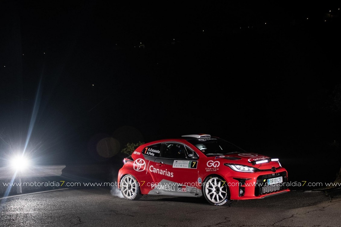 Monzón y Déniz, lideran el Rally Villa de Santa Brígida