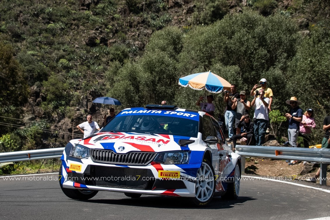 Monzón y Déniz vuelven a ganar el Rally Santa Brígida diez años después