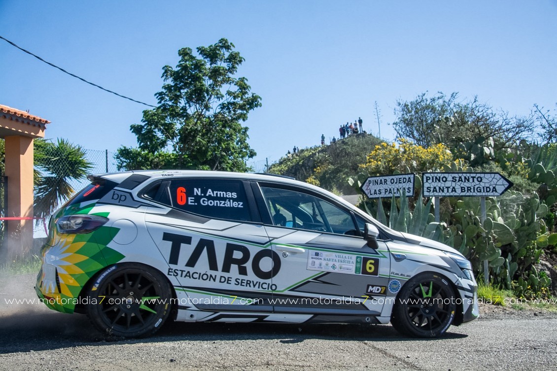 Monzón y Déniz vuelven a ganar el Rally Santa Brígida diez años después