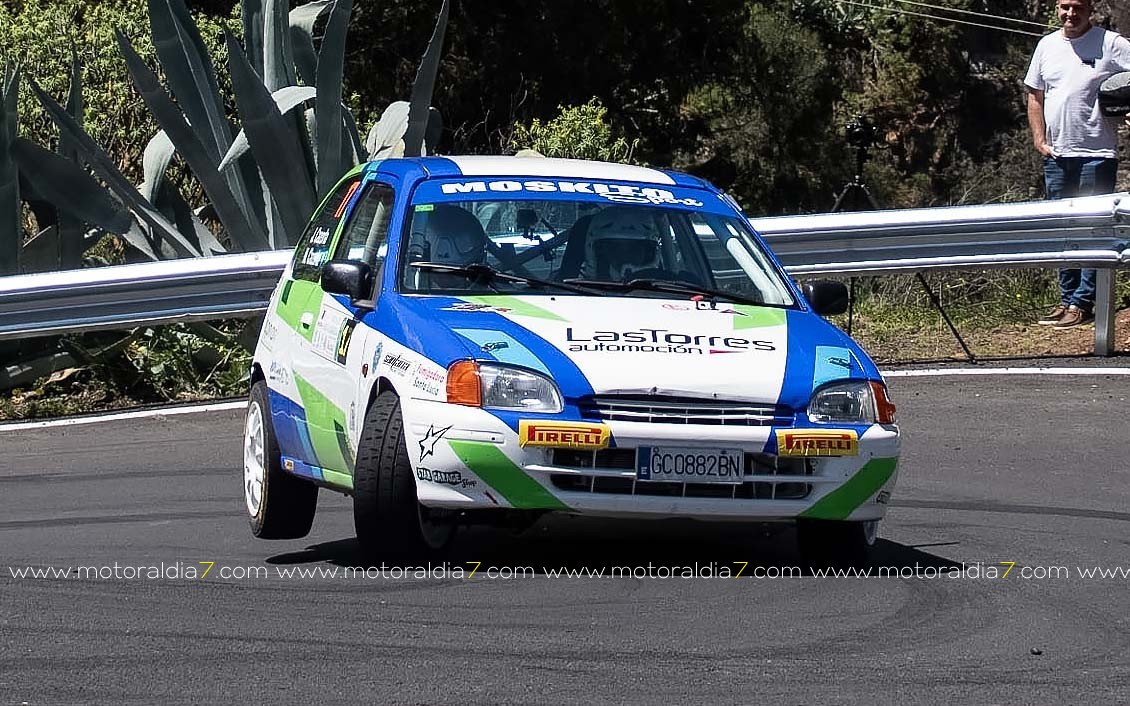 Monzón y Déniz vuelven a ganar el Rally Santa Brígida diez años después
