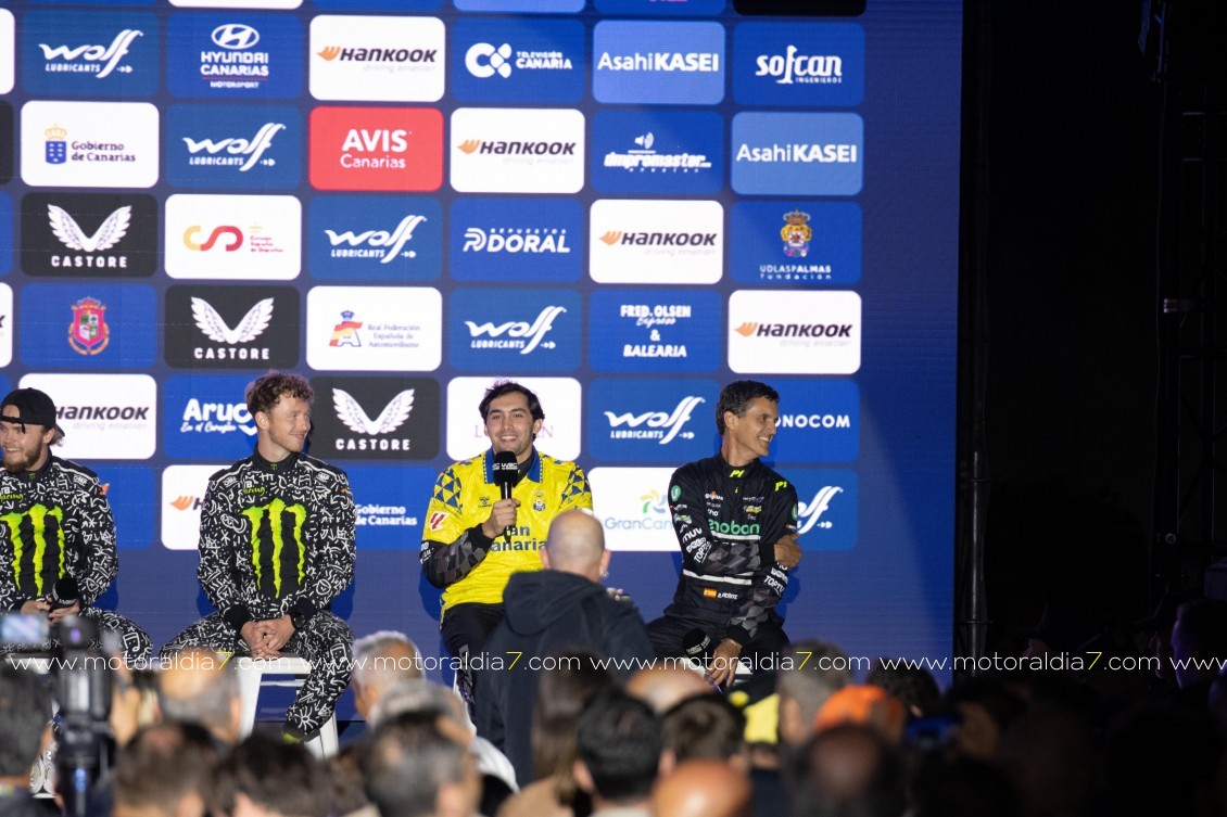 Una Ceremonia de Salida digna de un Mundial para el Rally Islas Canarias