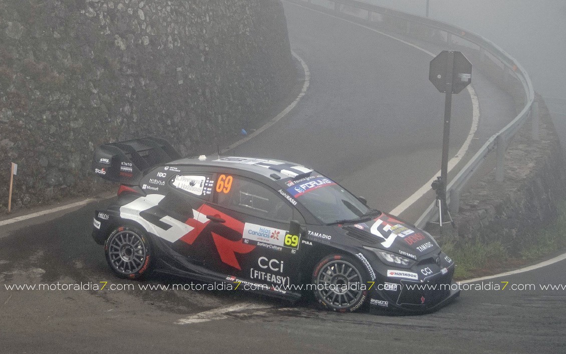 Kalle Rovanpera, sigue mandando en el Rally Islas Canarias