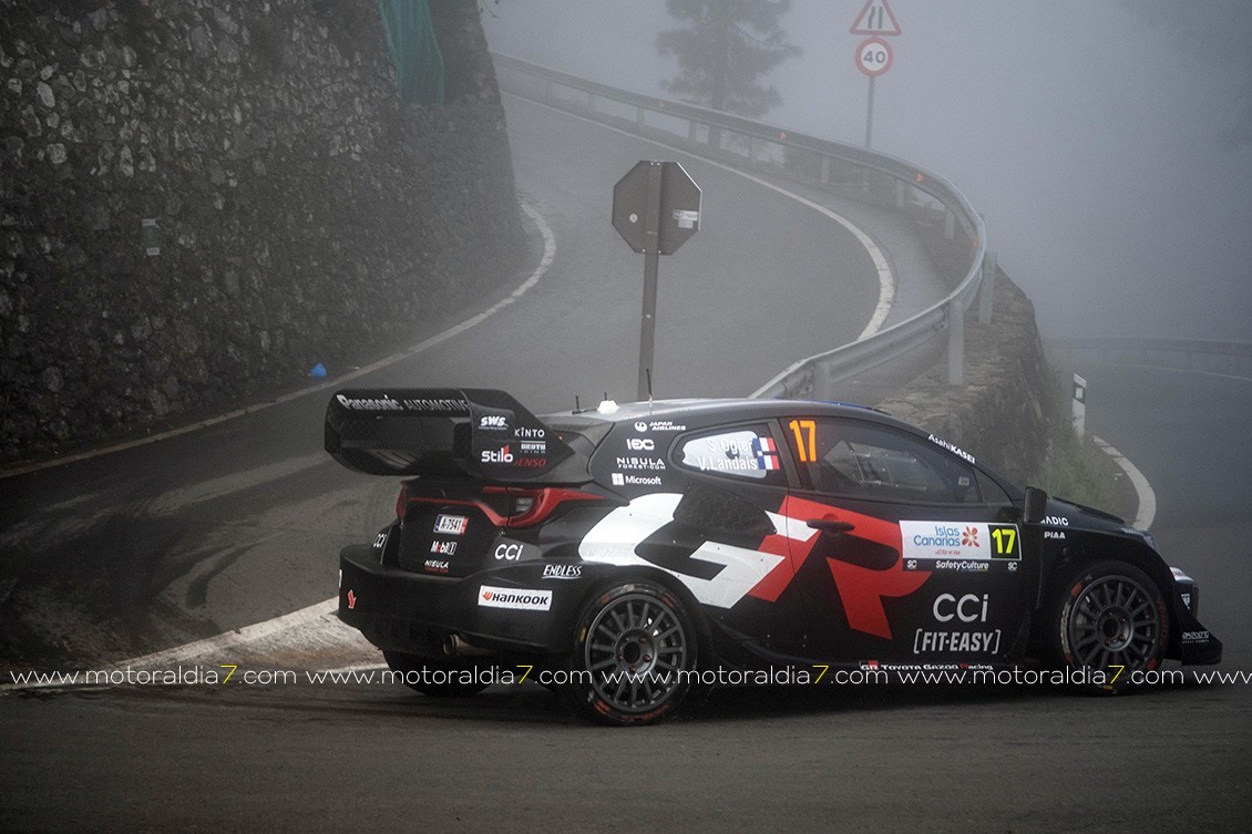 Kalle Rovanpera, sigue mandando en el Rally Islas Canarias