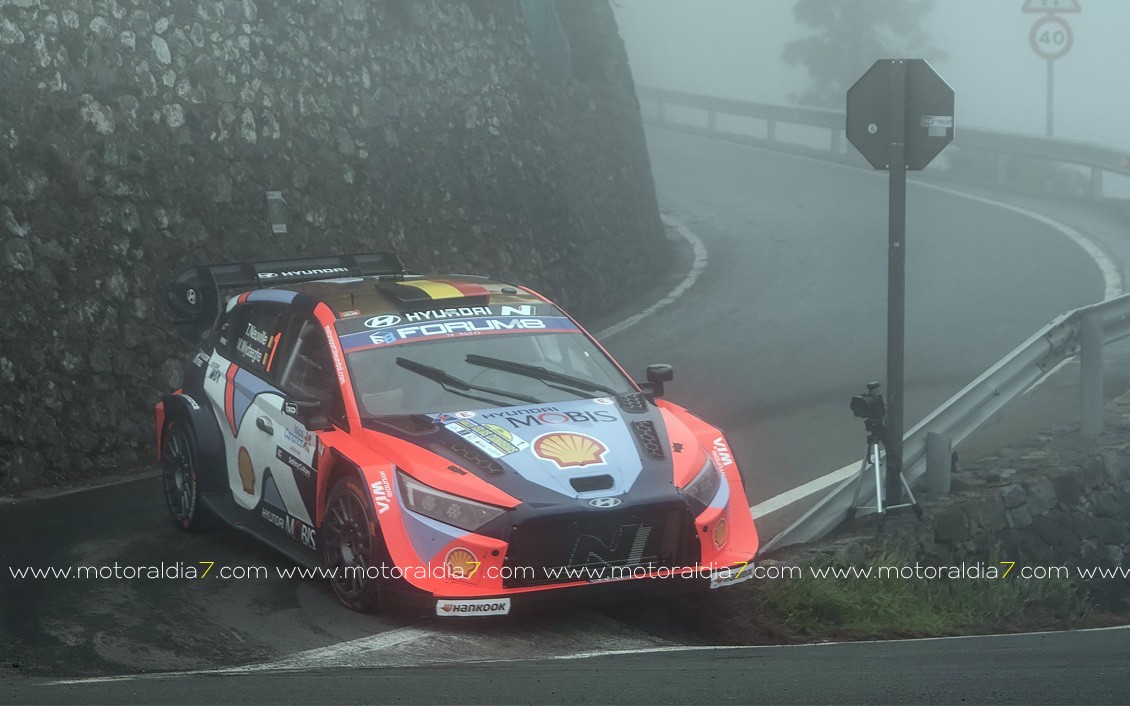 Kalle Rovanpera, sigue mandando en el Rally Islas Canarias