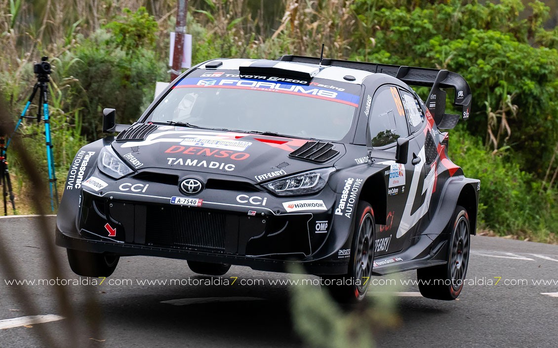 Kalle Rovanpera sigue dominando el Rally Islas Canarias