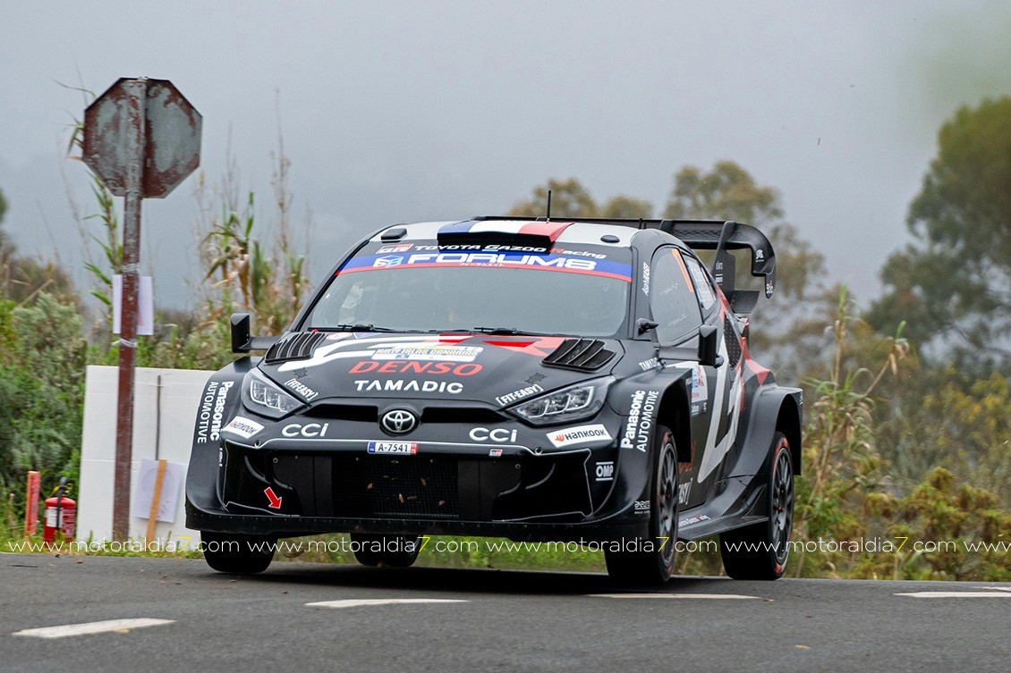 Kalle Rovanpera sigue dominando el Rally Islas Canarias