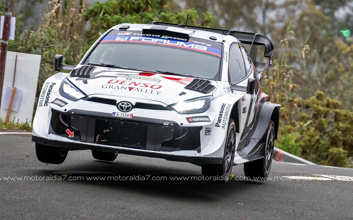 Kalle Rovanpera sigue dominando el Rally Islas Canarias