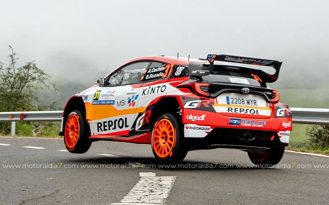 Kalle Rovanpera sigue dominando el Rally Islas Canarias