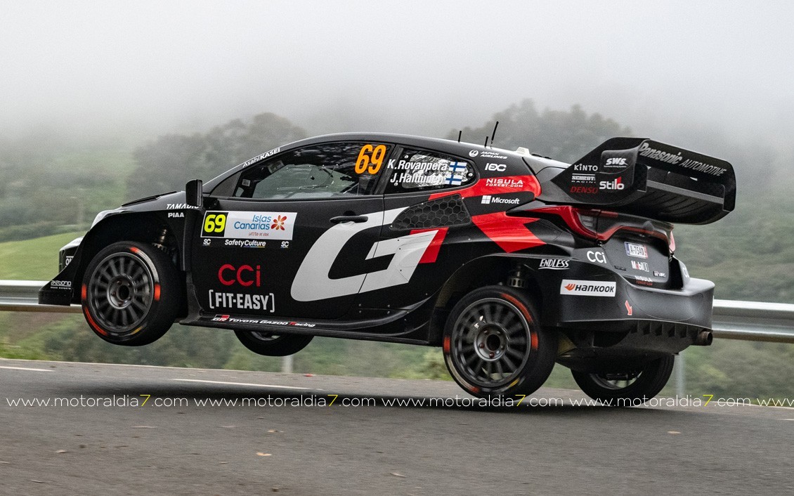 Rovanpera, es inalcanzable y vuela en el Rally Islas Canarias