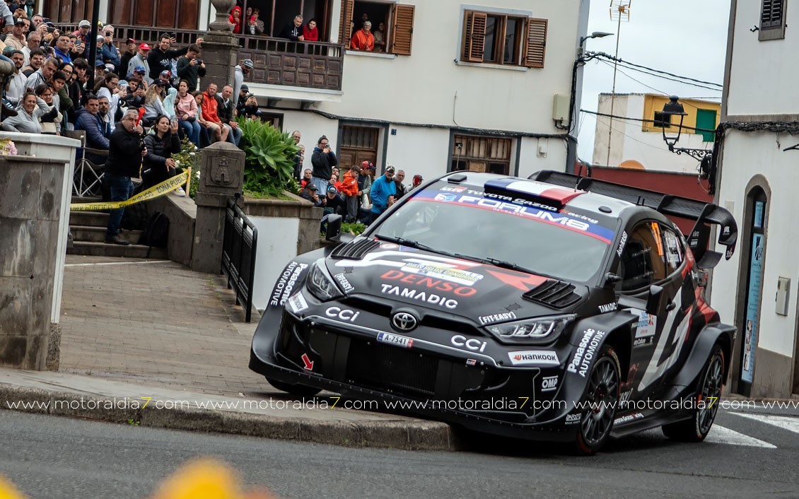 Rovanpera, es inalcanzable y vuela en el Rally Islas Canarias