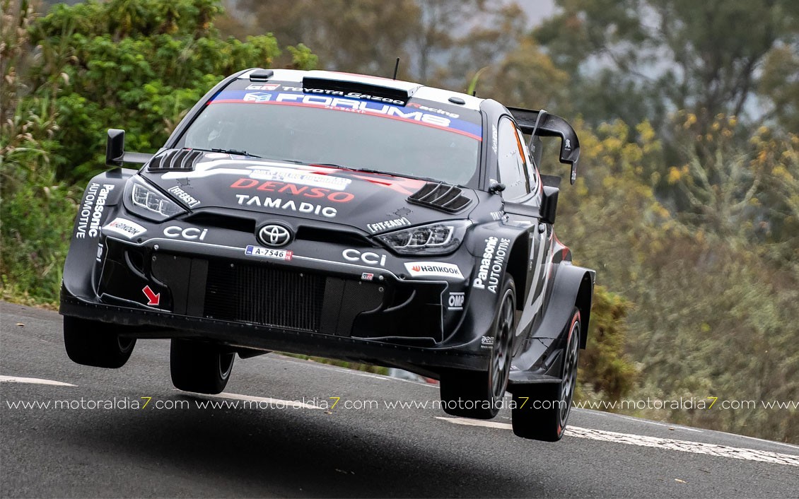 Rovanpera, es inalcanzable y vuela en el Rally Islas Canarias