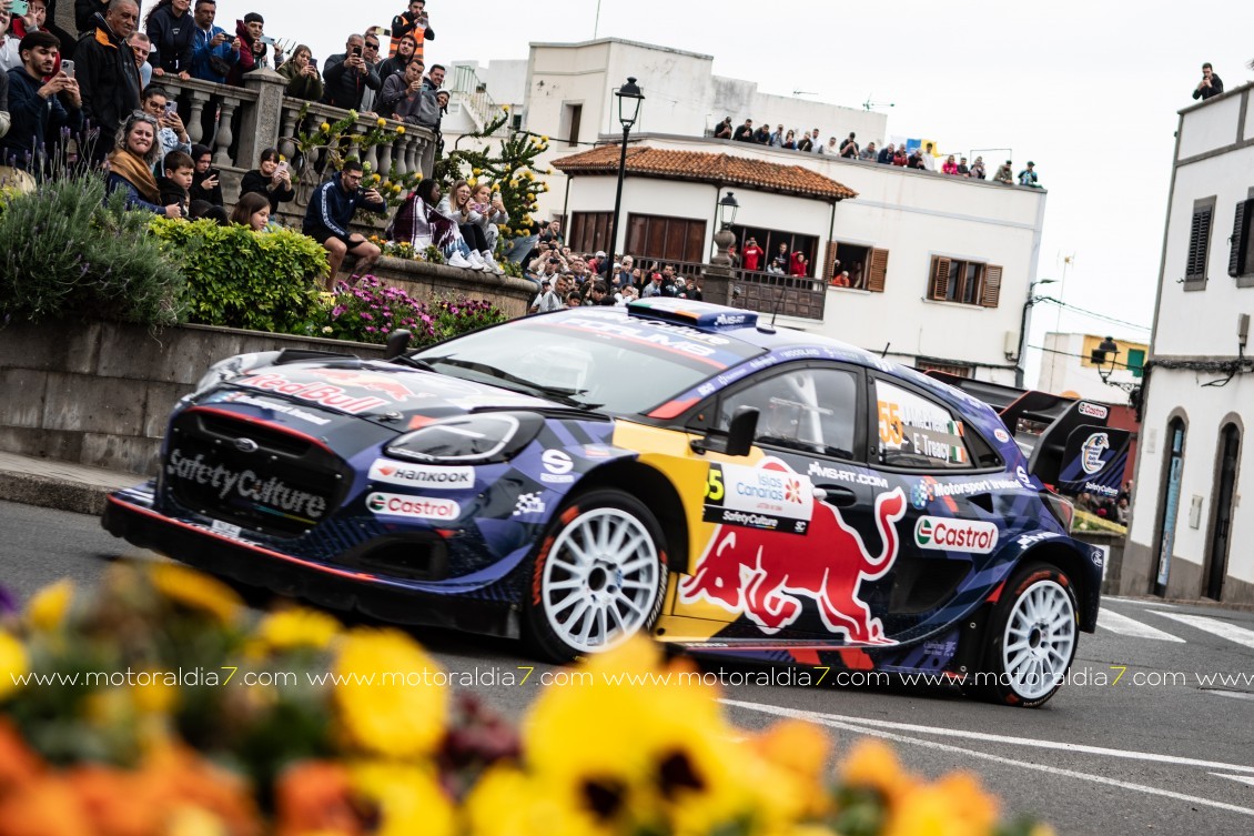 Rovanpera, es inalcanzable y vuela en el Rally Islas Canarias