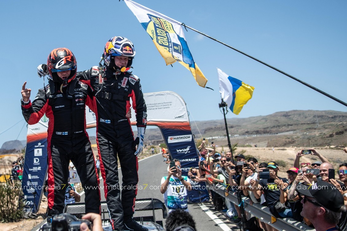 Kalle Rovampera hace historia en el Rally Islas Canarias