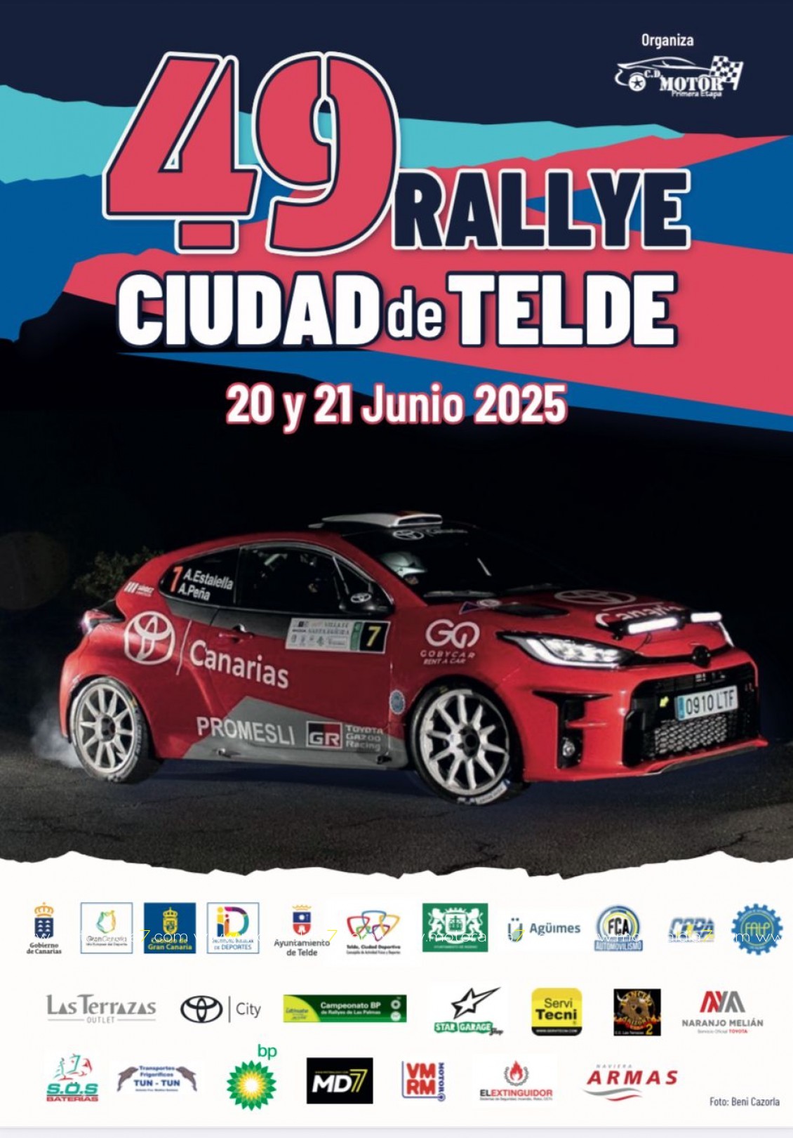 El 49º Rally Ciudad de Telde  con una inscripción histórica