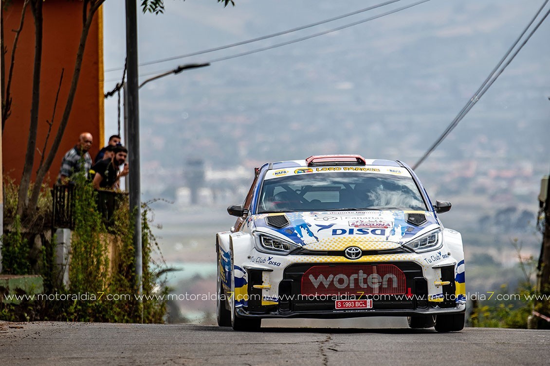 Cruz y Mujica, primeros en el shakedown del 11º Rally Ciudad de La Laguna