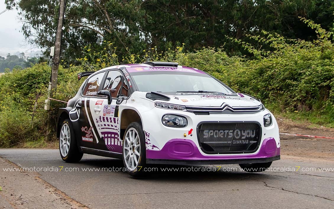 Cruz y Mujica, primeros en el shakedown del 11º Rally Ciudad de La Laguna
