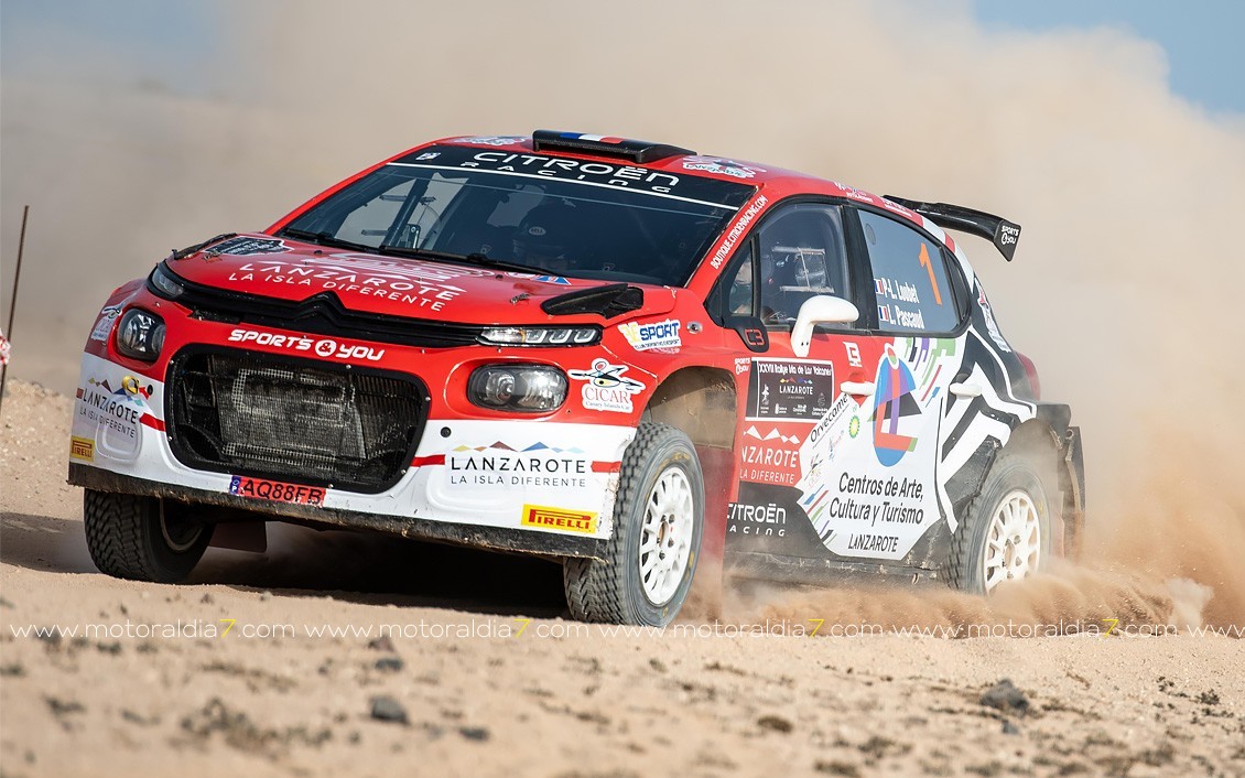 Victoria de Loubet en un durísimo Rally Isla de Los Volcanes