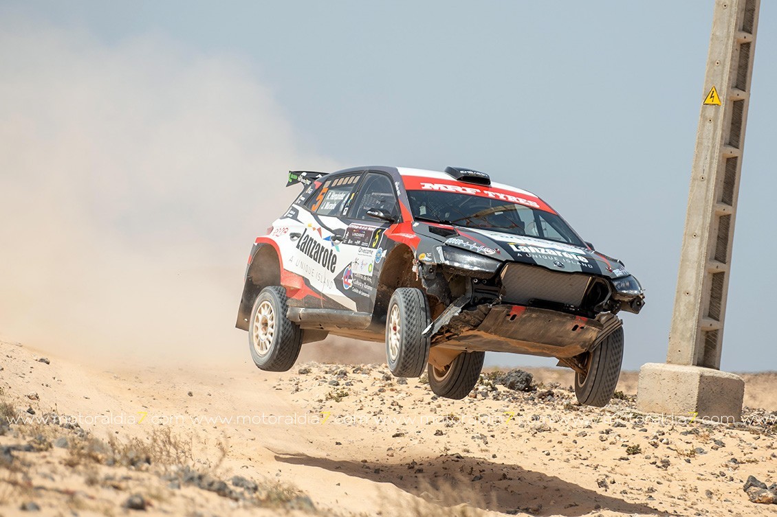 Victoria de Loubet en un durísimo Rally Isla de Los Volcanes
