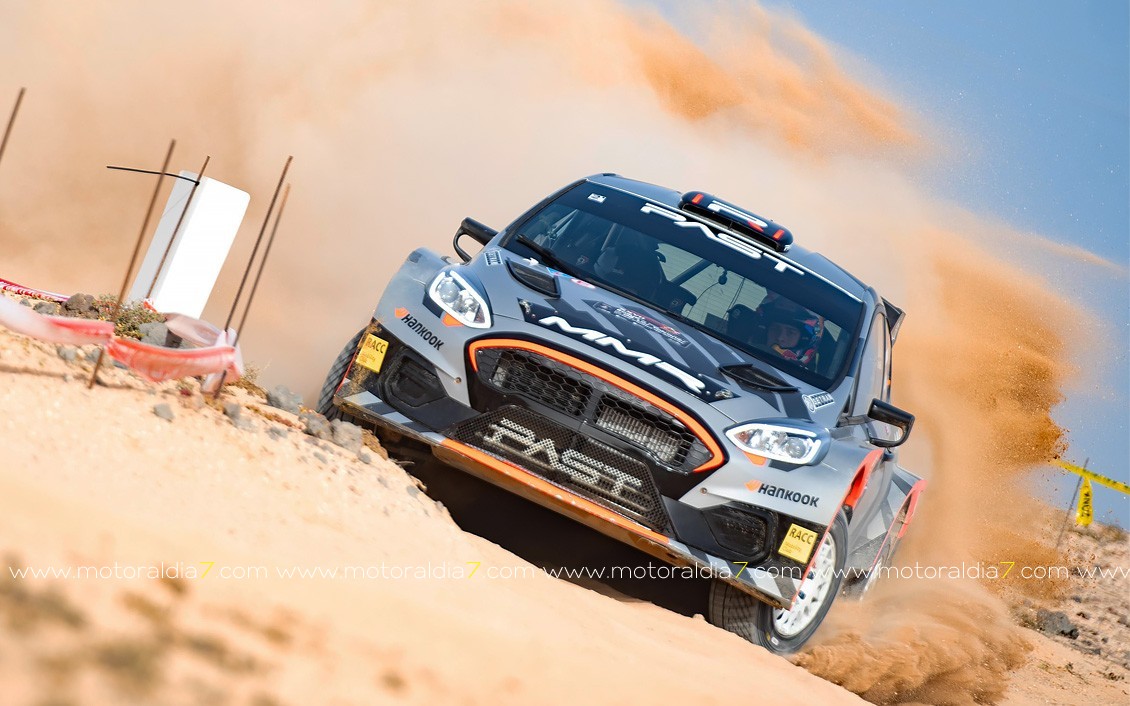 Victoria de Loubet en un durísimo Rally Isla de Los Volcanes