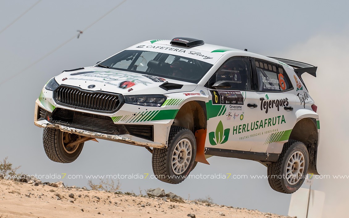 Victoria de Loubet en un durísimo Rally Isla de Los Volcanes