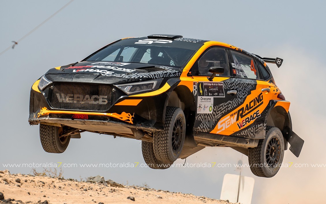 Victoria de Loubet en un durísimo Rally Isla de Los Volcanes