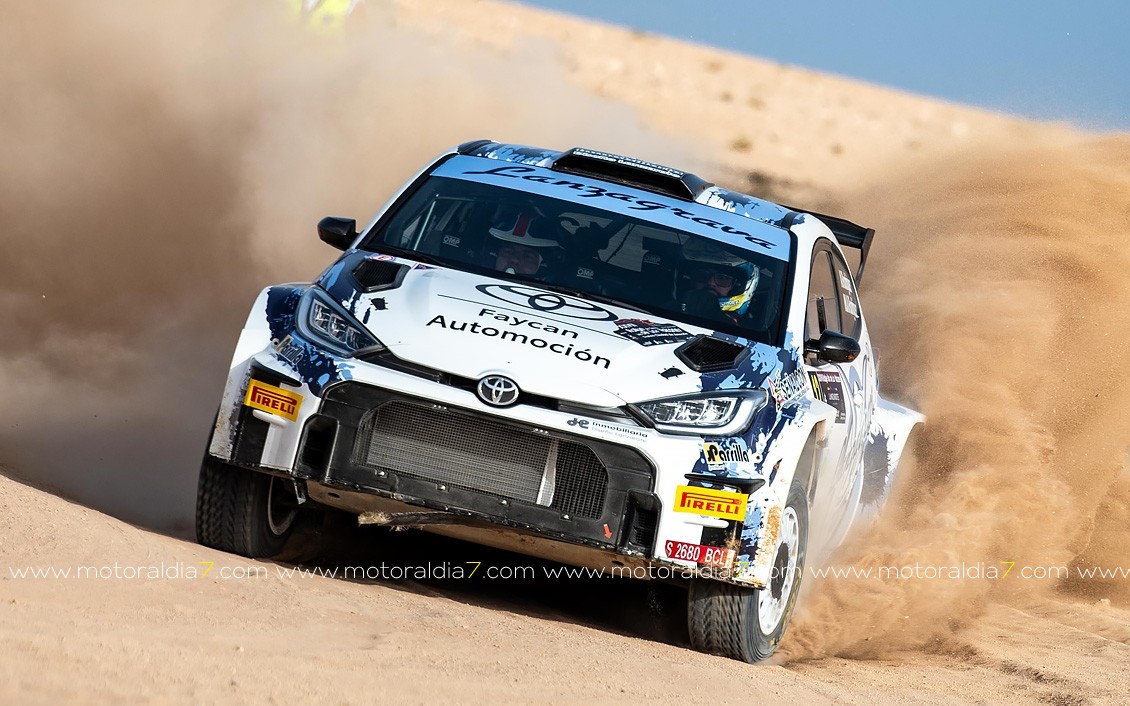 Victoria de Loubet en un durísimo Rally Isla de Los Volcanes