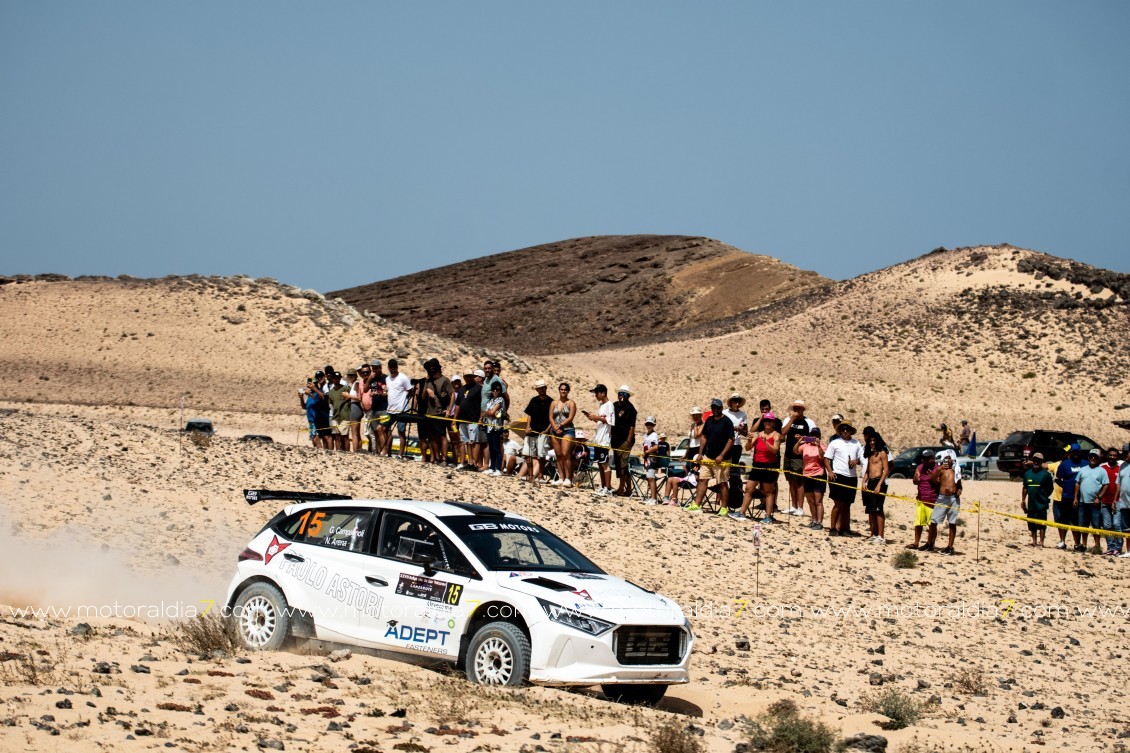 Victoria de Loubet en un durísimo Rally Isla de Los Volcanes