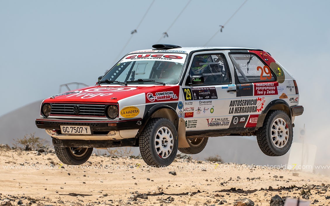 Victoria de Loubet en un durísimo Rally Isla de Los Volcanes