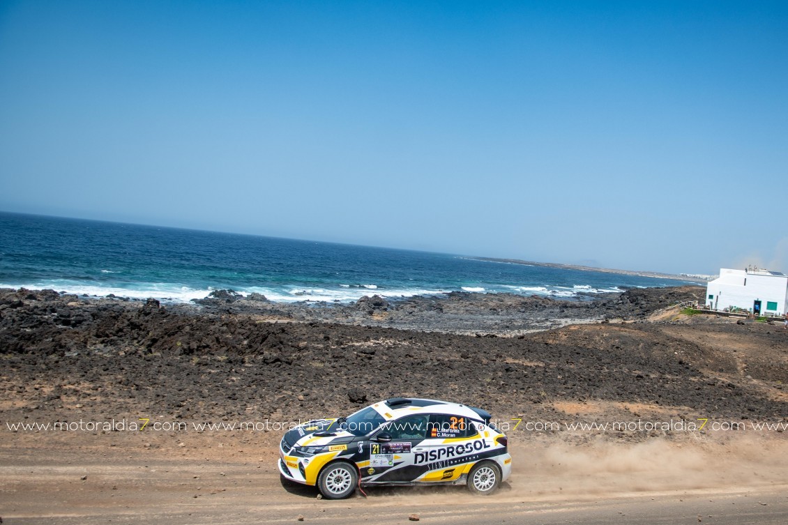 Victoria de Loubet en un durísimo Rally Isla de Los Volcanes