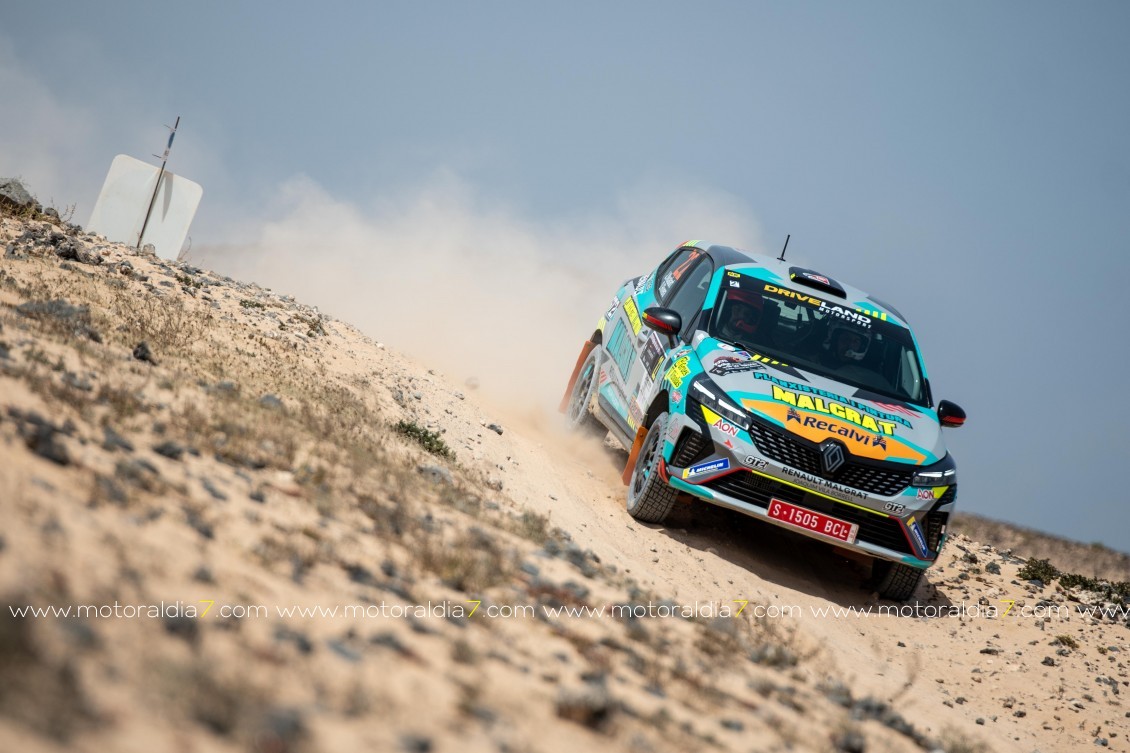 Victoria de Loubet en un durísimo Rally Isla de Los Volcanes