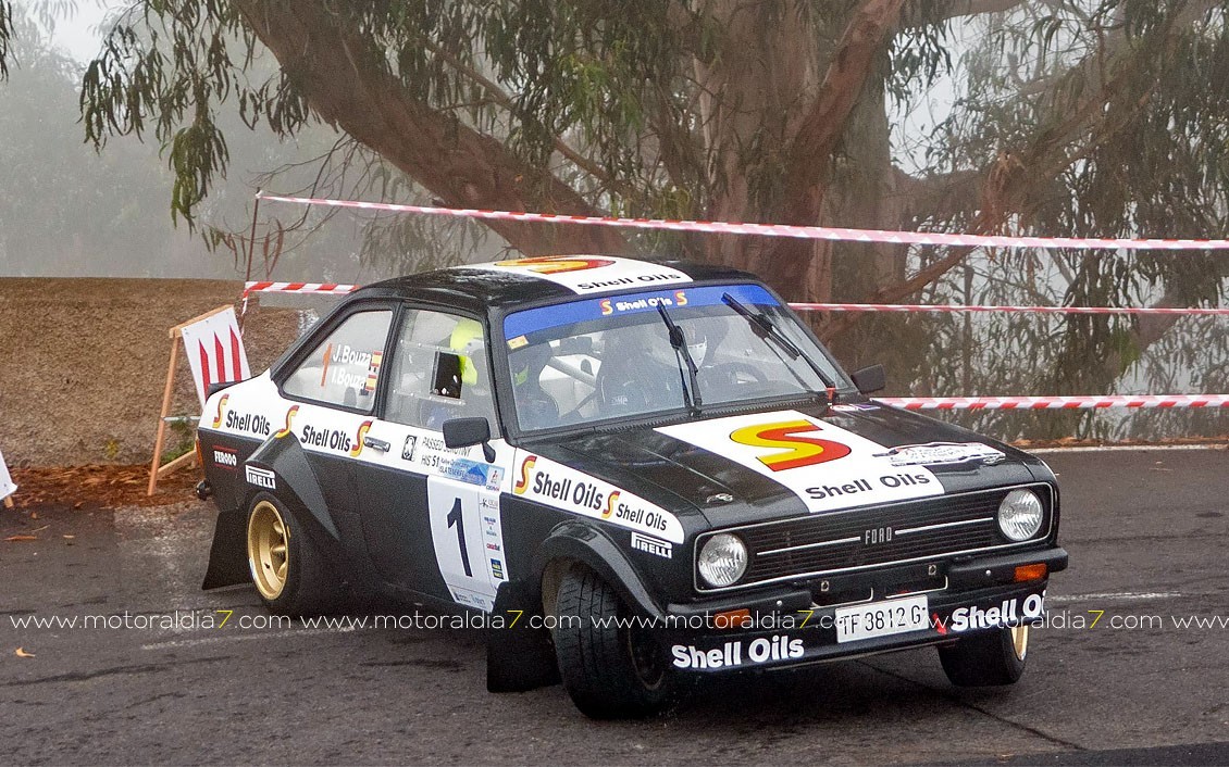 Javier e Iván Bouza ganan el Rally Isla Tenerife Histórico