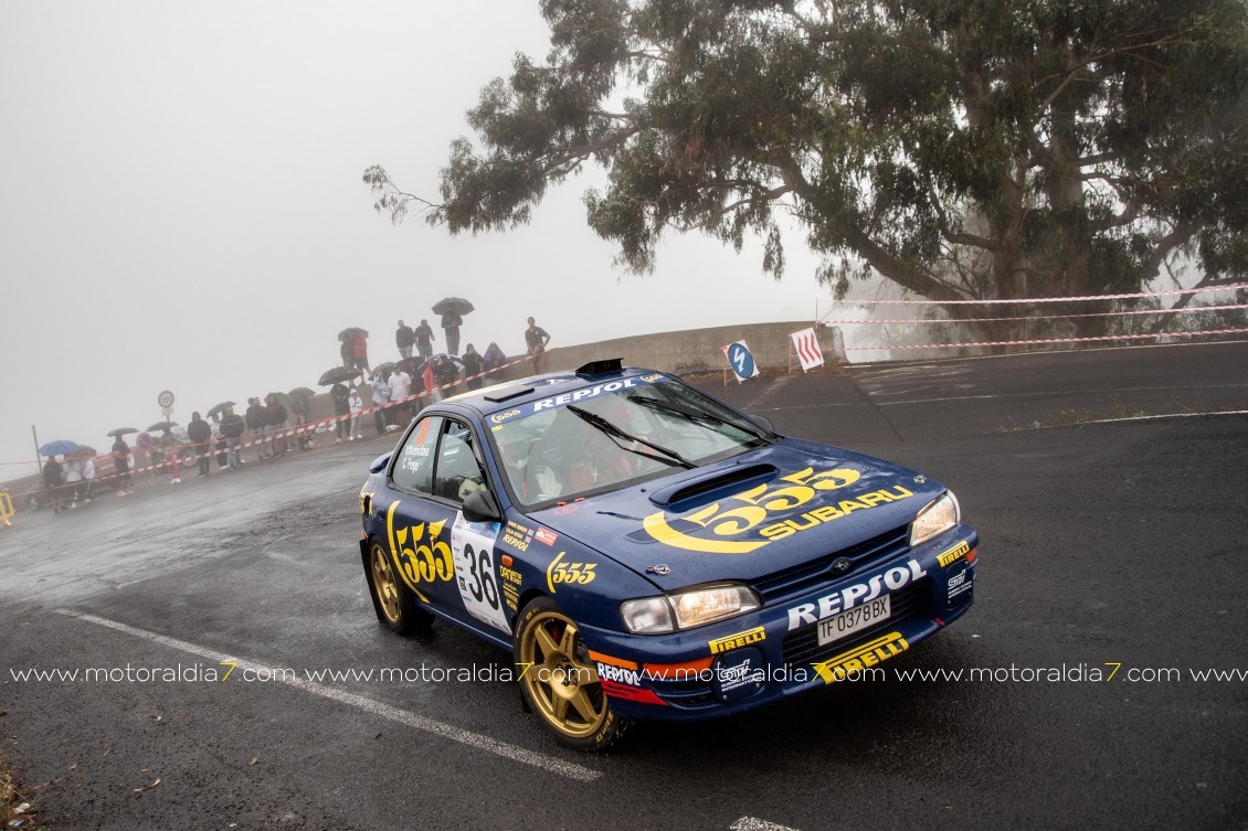 Javier e Iván Bouza ganan el Rally Isla Tenerife Histórico
