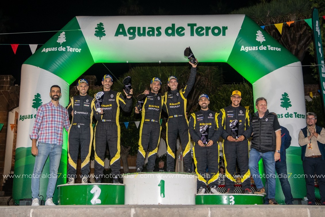 Jesús Pérez gana en la Clio Trophy Canarias y se acerca al liderato