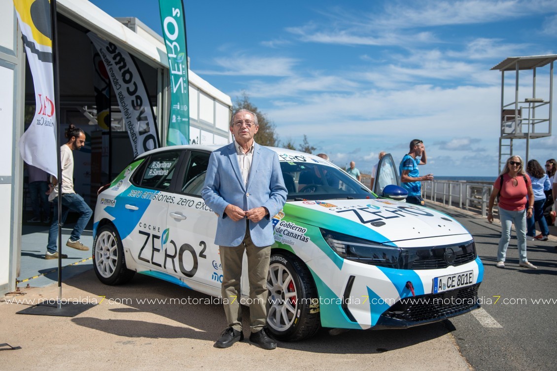 La FCA presenta el primer vehículo 100% eléctrico de competición en las islas