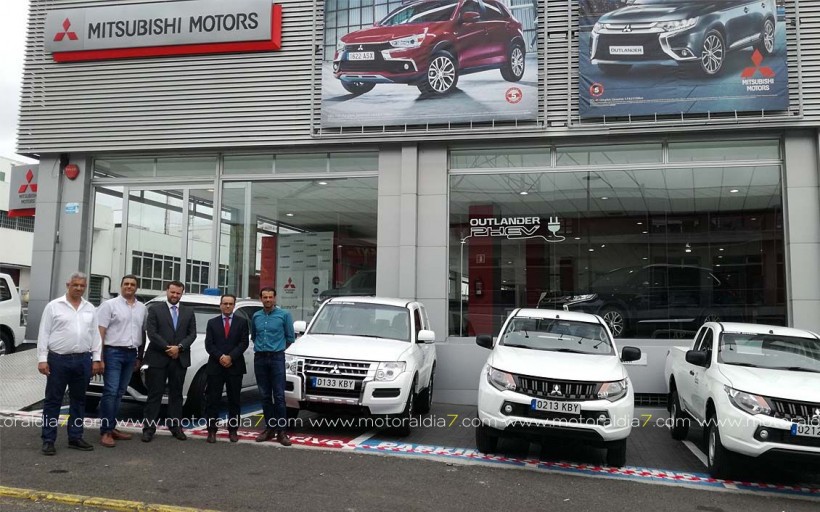  Mitsubishi con el Cabildo de Gran Canaria