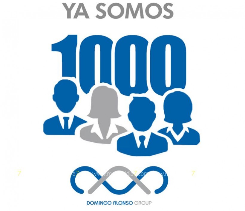 Ya son 1000 empleados en Domingo Alonso Group