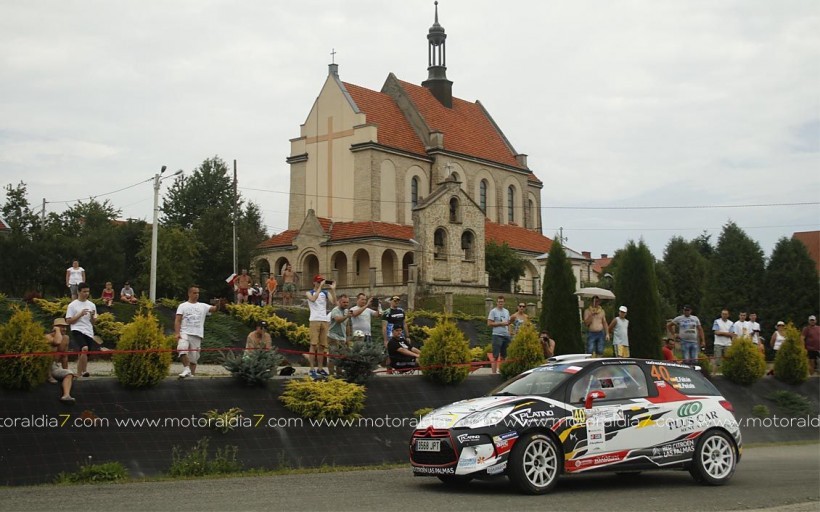  Emma Falcón y Rogelio Peñate en el Barum Czech Rally Zlín
