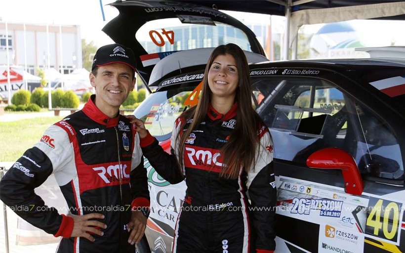  Emma Falcón y Rogelio Peñate en el Barum Czech Rally Zlín