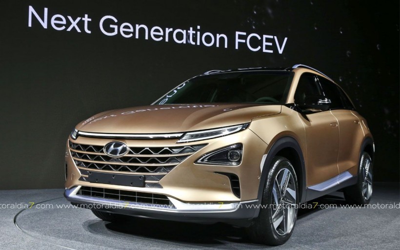 SUV Hyundai con pila de combustible